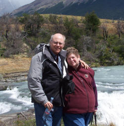 Art and Linda Sommer in Patagonia, Chile